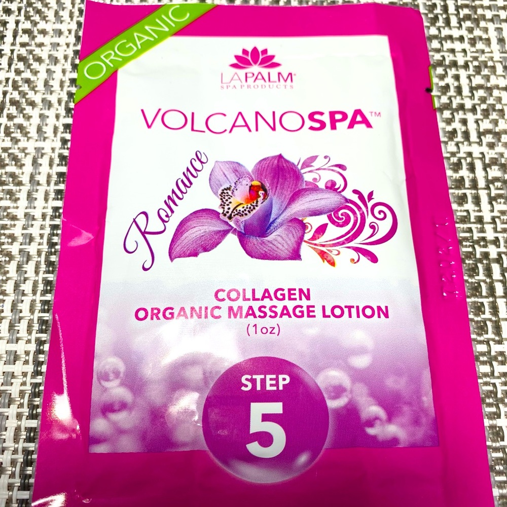 La Palm VOLCANOSPA Romance Pedicure Collagen ORGANIC Massage Lotion Treatment